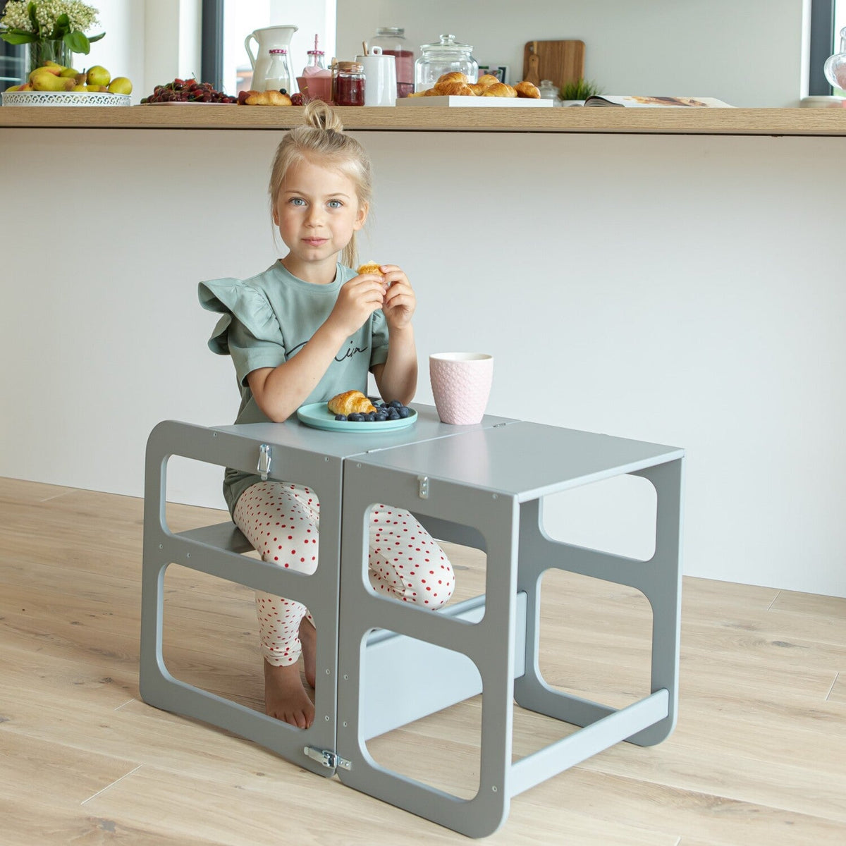 2in1 Kitchen Tower / Table & Chair - TRIKIDO