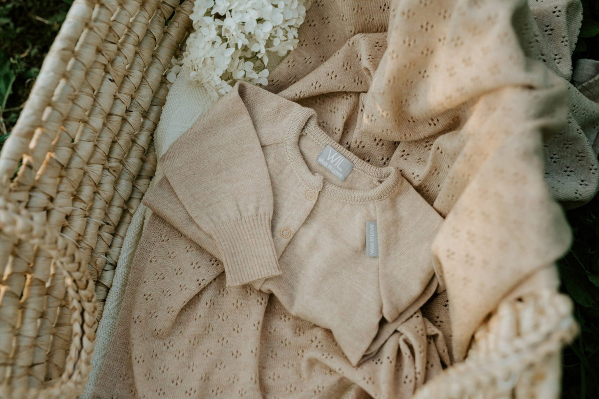 LOVE Gift Set For Baby - Blanket, Romper and Bonnet - TRIKIDO