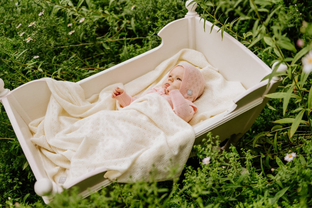 LOVE Gift Set For Baby - Blanket, Romper and Bonnet - TRIKIDO