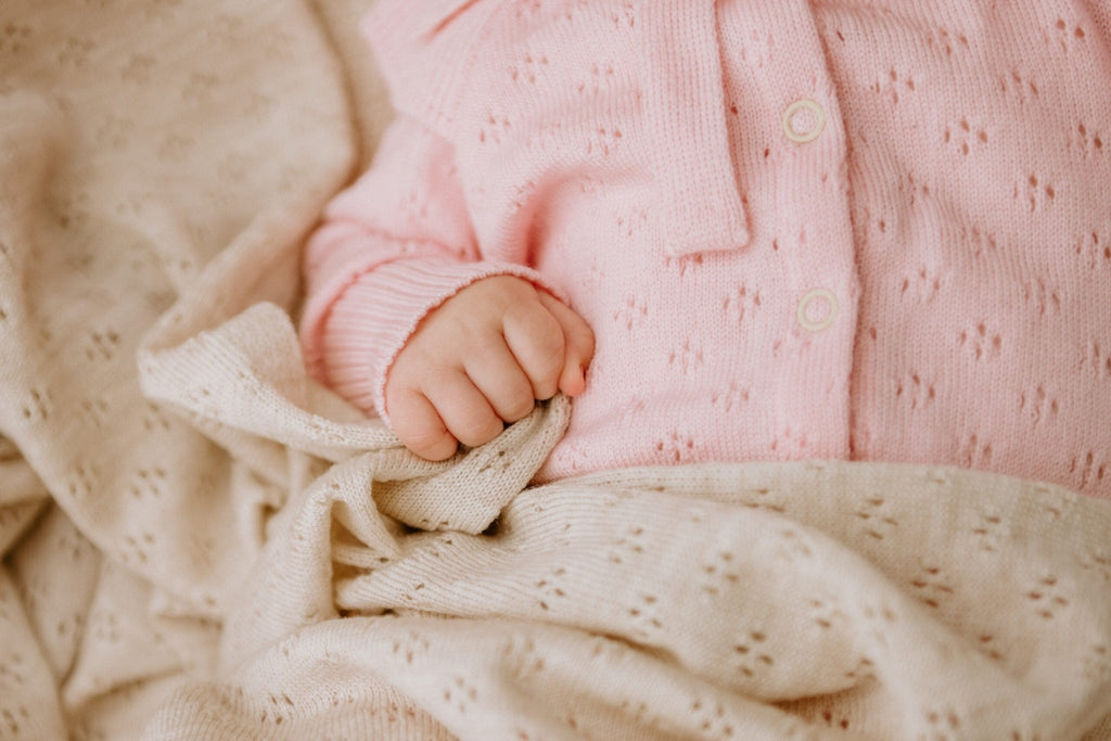 LOVE Gift Set For Baby - Blanket, Romper and Bonnet - TRIKIDO