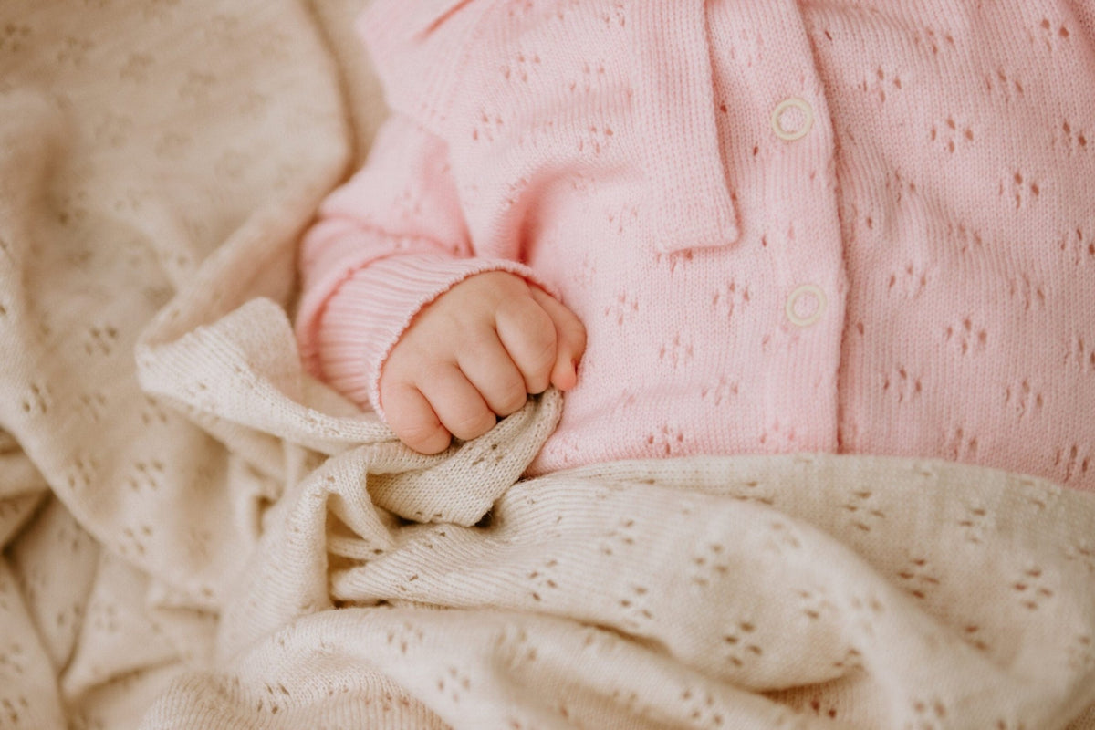 LOVE Gift Set For Baby - Blanket, Romper and Bonnet - TRIKIDO