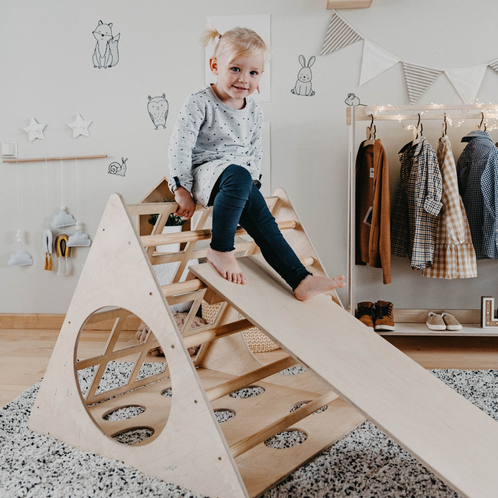 Montessori 3-Angle Climber With Ramp - TRIKIDO