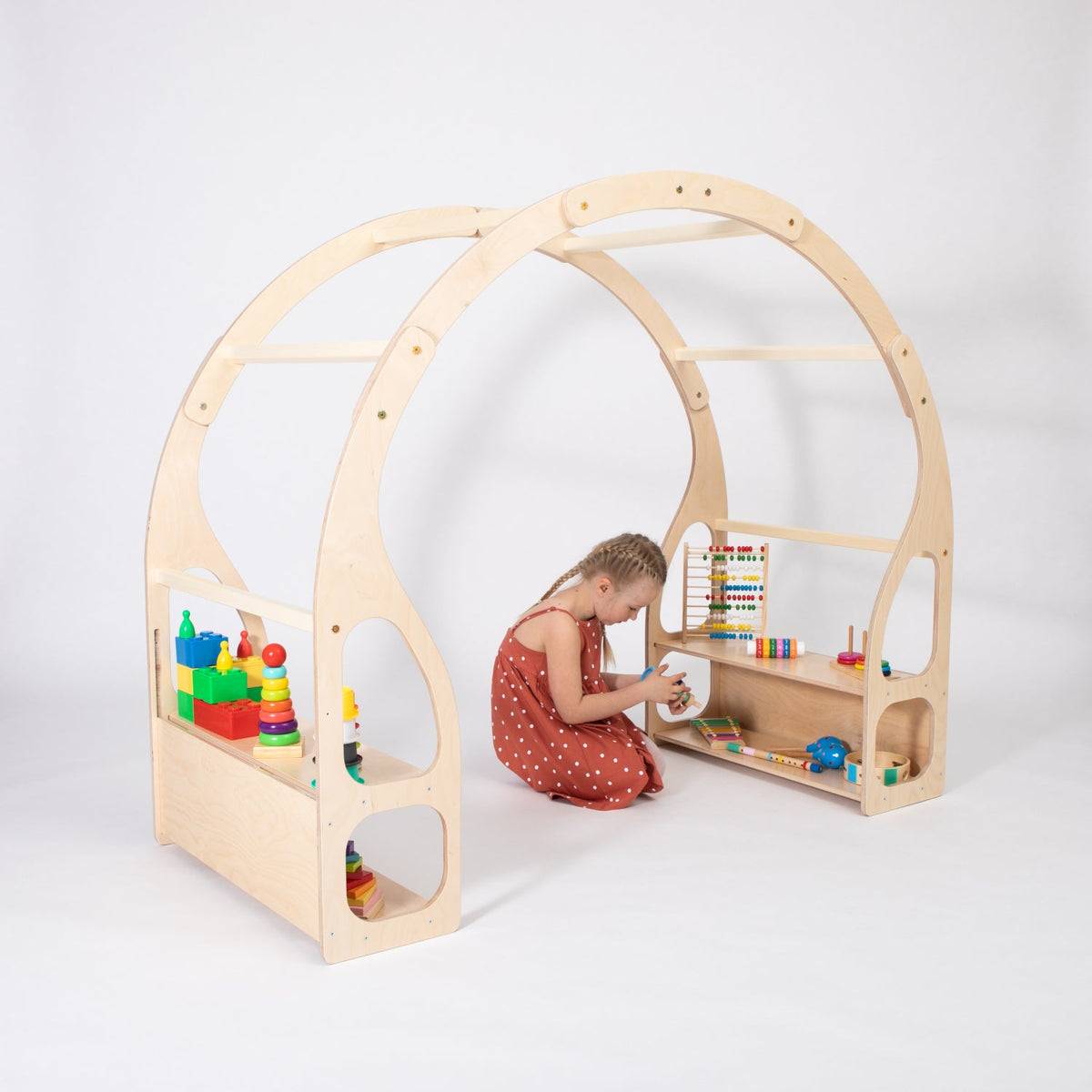 Montessori Play Stand/Toy Shelf For Kids - TRIKIDO