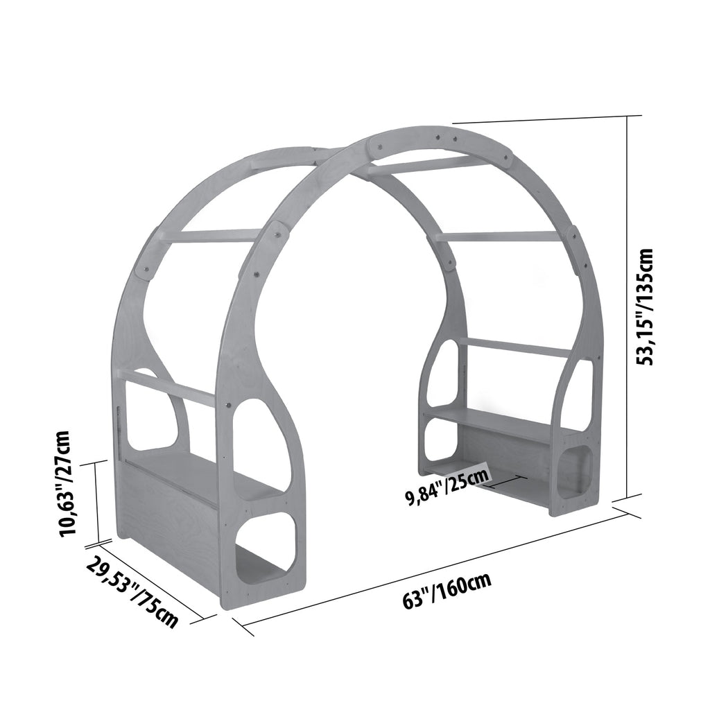 Montessori Play Stand/Toy Shelf For Kids - TRIKIDO