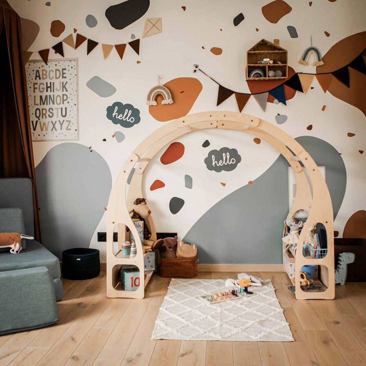 Montessori Play Stand/Toy Shelf For Kids - TRIKIDO