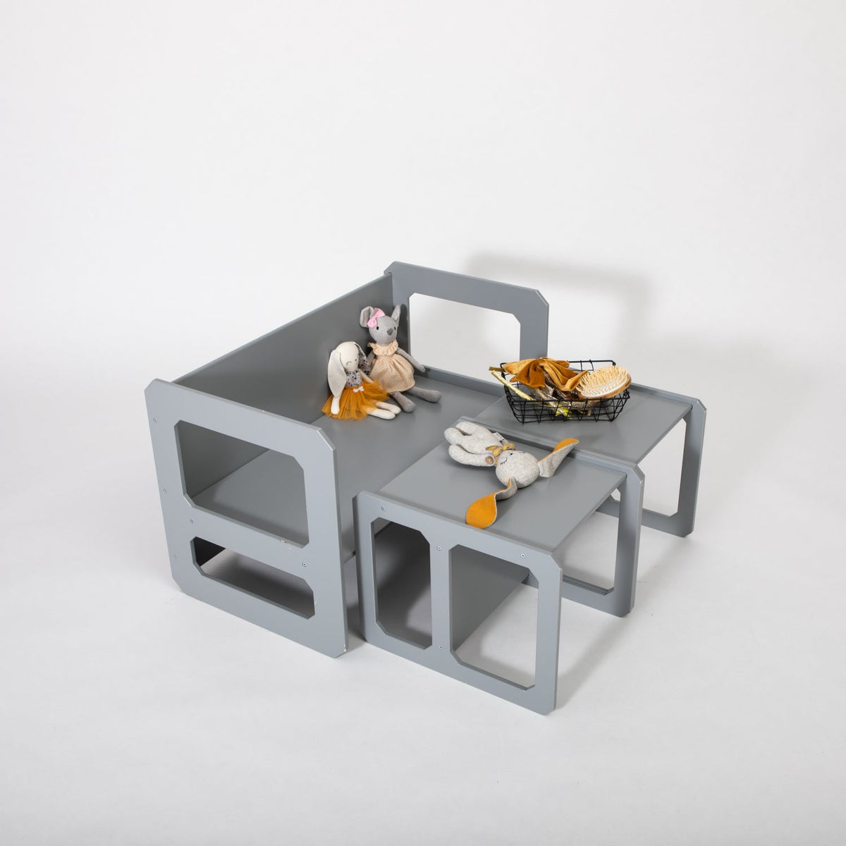 Montessori Weaning Table and Chair Set - with 2 Chairs - TRIKIDO