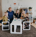 Montessori Weaning Table and Chair Set - with 2 Chairs - TRIKIDO