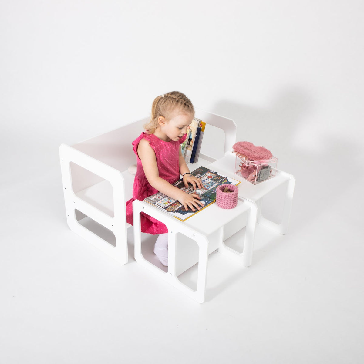 Montessori Weaning Table and Chair Set - with 2 Chairs - TRIKIDO