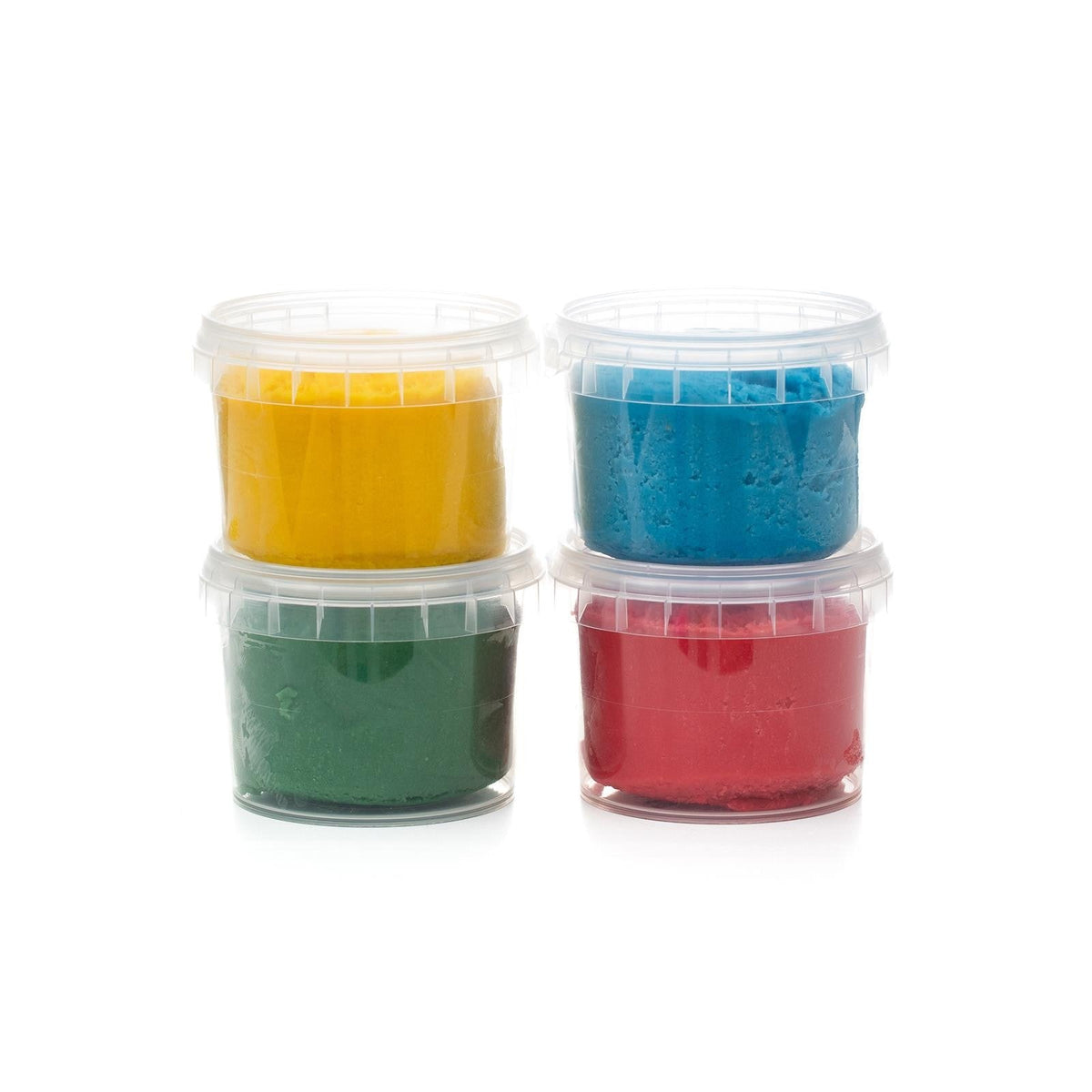 Neogrün Organic Easy Clay Set 4x120g – Yellow, Green, Red, Blue - TRIKIDO