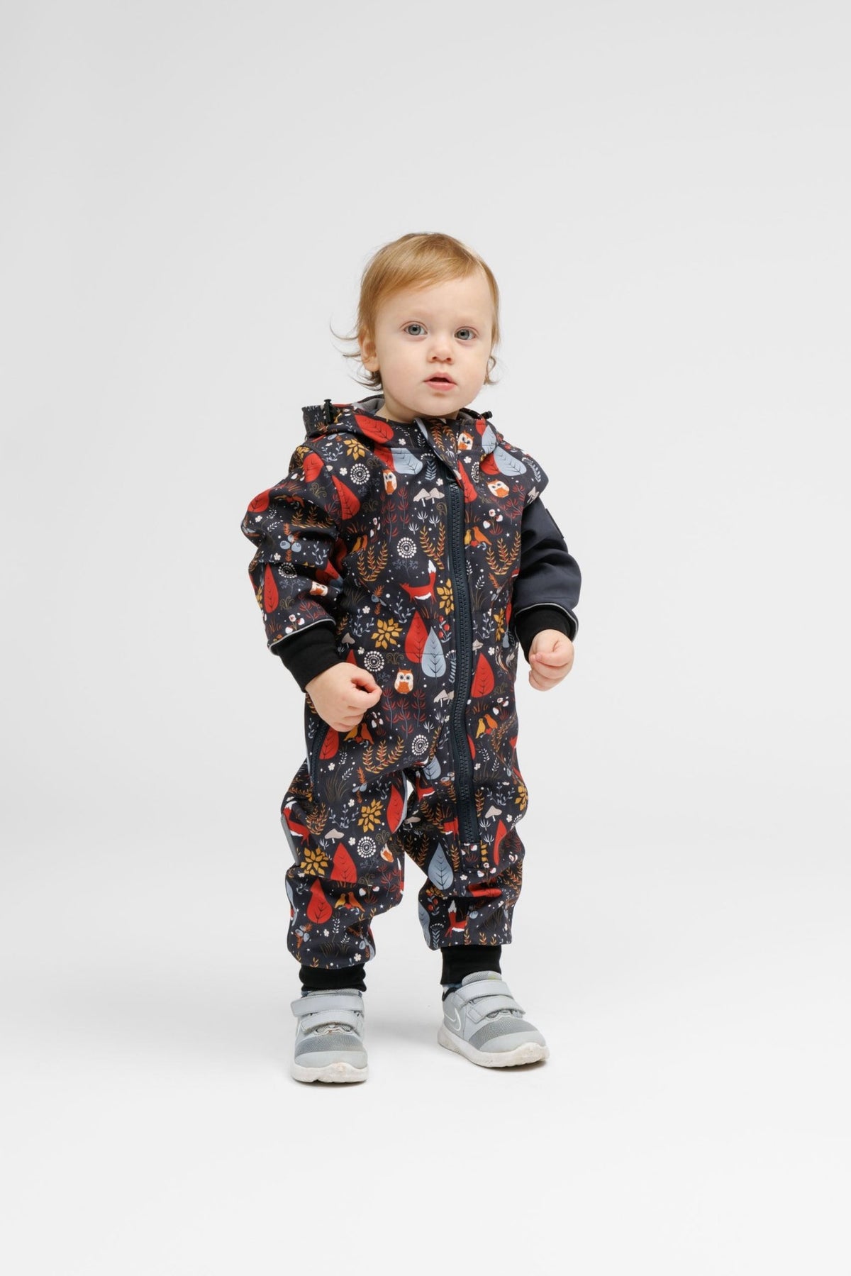 Softshell Onesie for Kids - FOREST - TRIKIDO