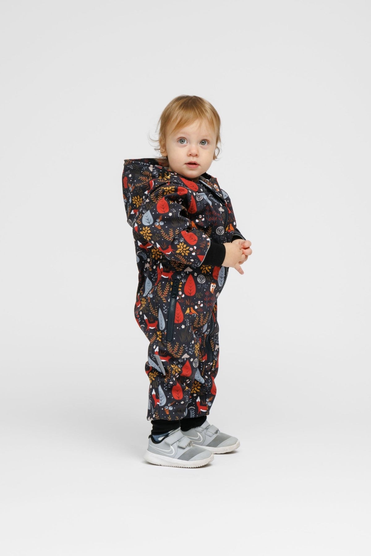 Softshell Onesie for Kids - FOREST - TRIKIDO