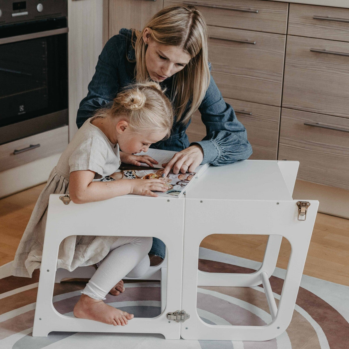 Transformable Kitchen Tower / Table & Chair - TRIKIDO