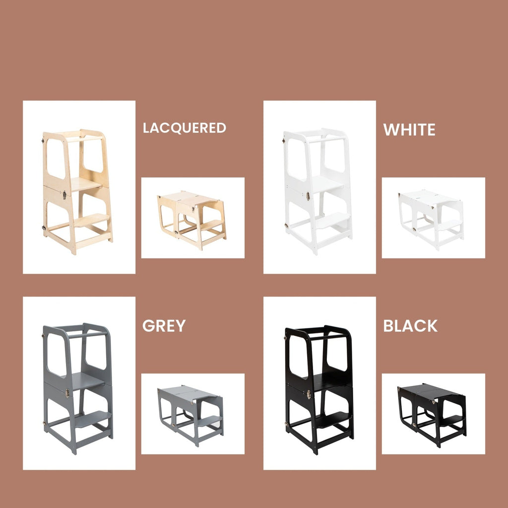 Transformable Kitchen Tower / Table & Chair - TRIKIDO