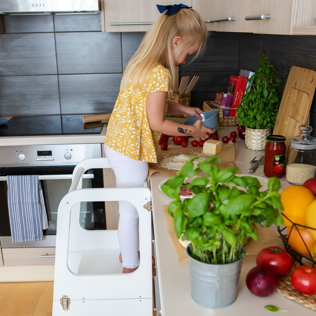 Transformable Kitchen Tower / Table & Chair - TRIKIDO